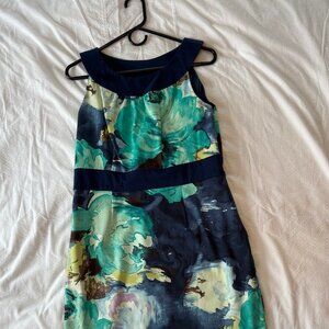 Merona "Watercolor" Floral Dress